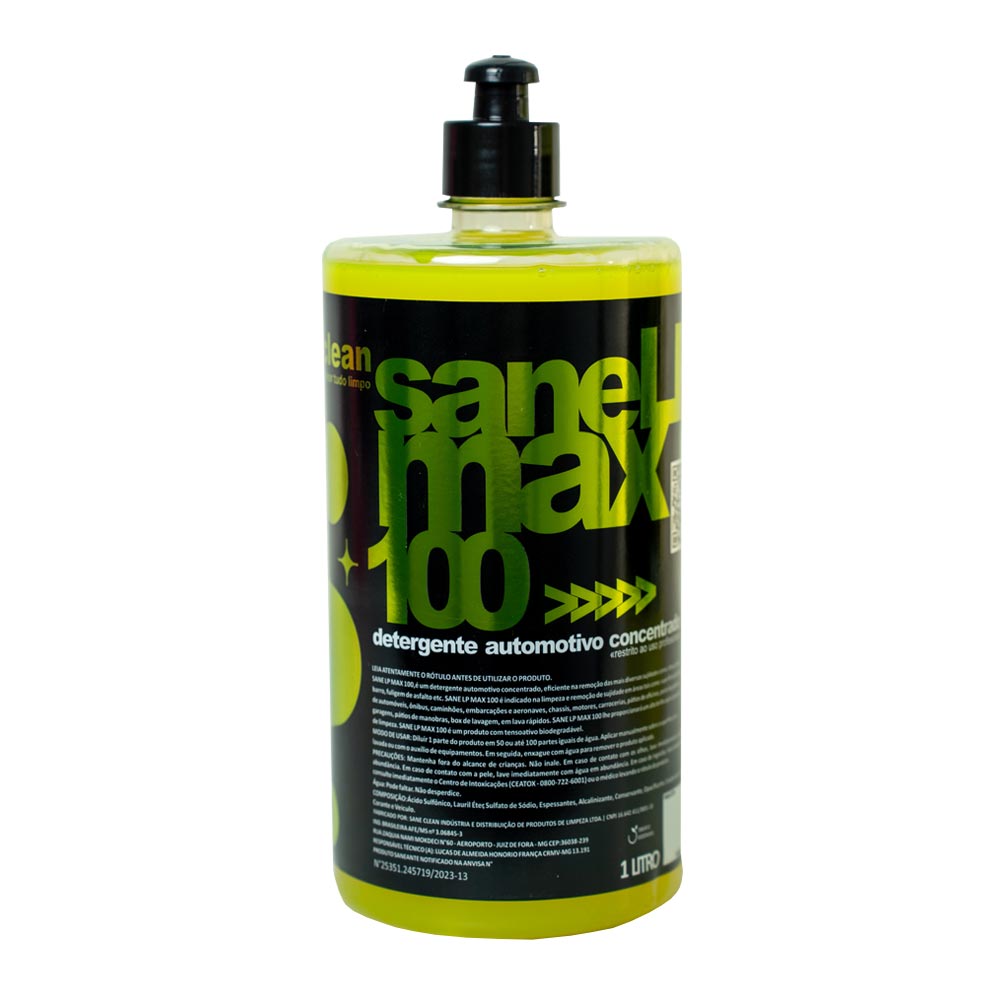 Sane Lp max 100 shampoo automotivo 1 Litro