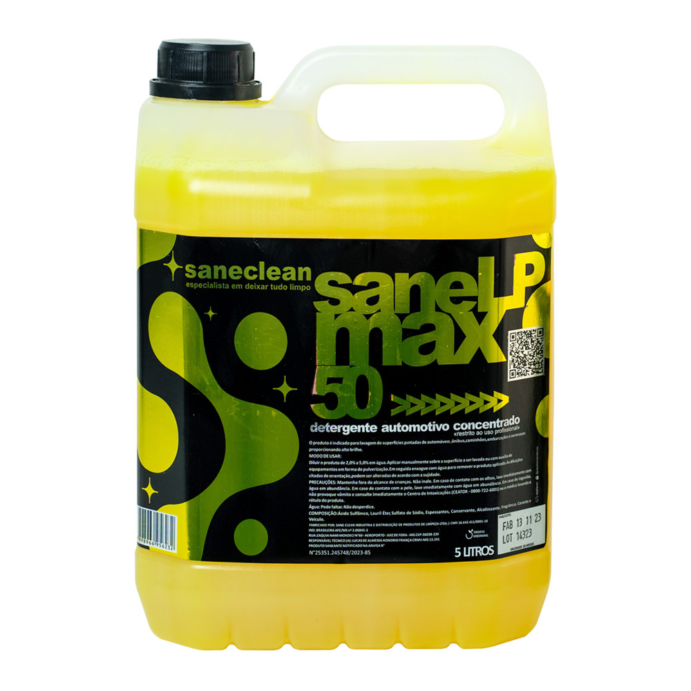 Sane Lp max 50 shampoo automotivo 5 Litros