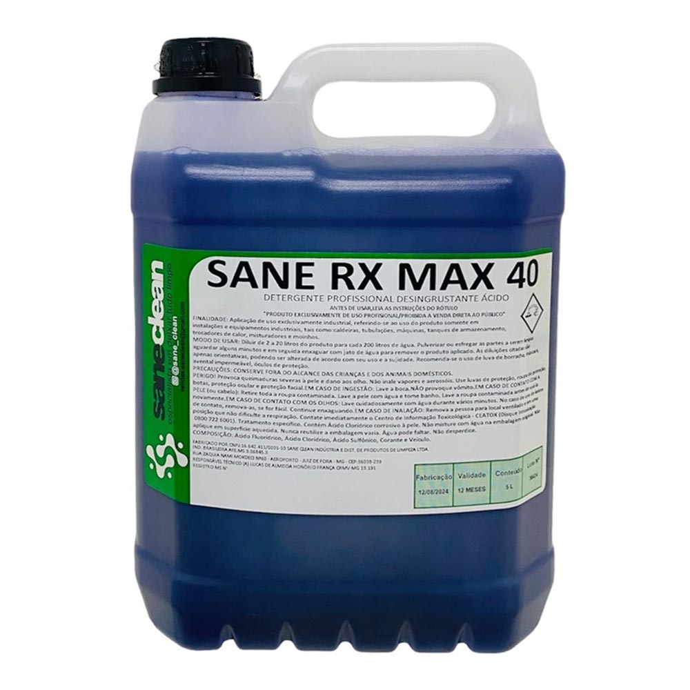 Desincrustante Ácido SANE RX MAX 40